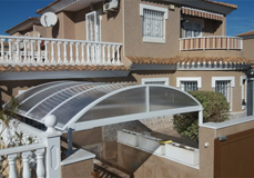 Túnel para coches instalada en casa