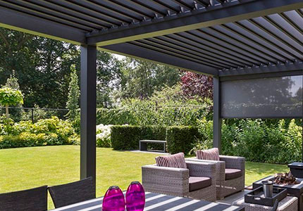 Toldos Lucentum pérgola bioclimática