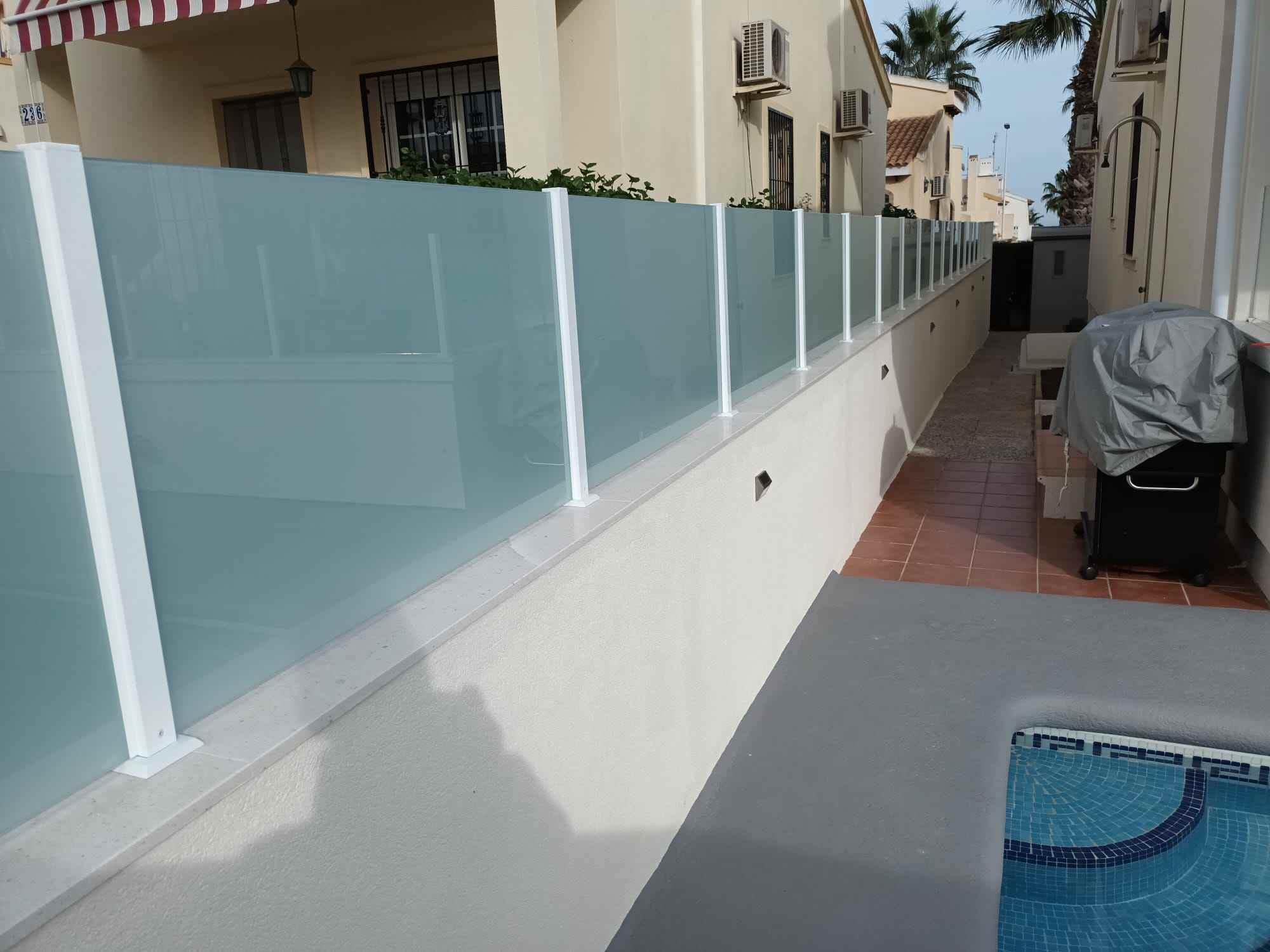 valla de cristal
