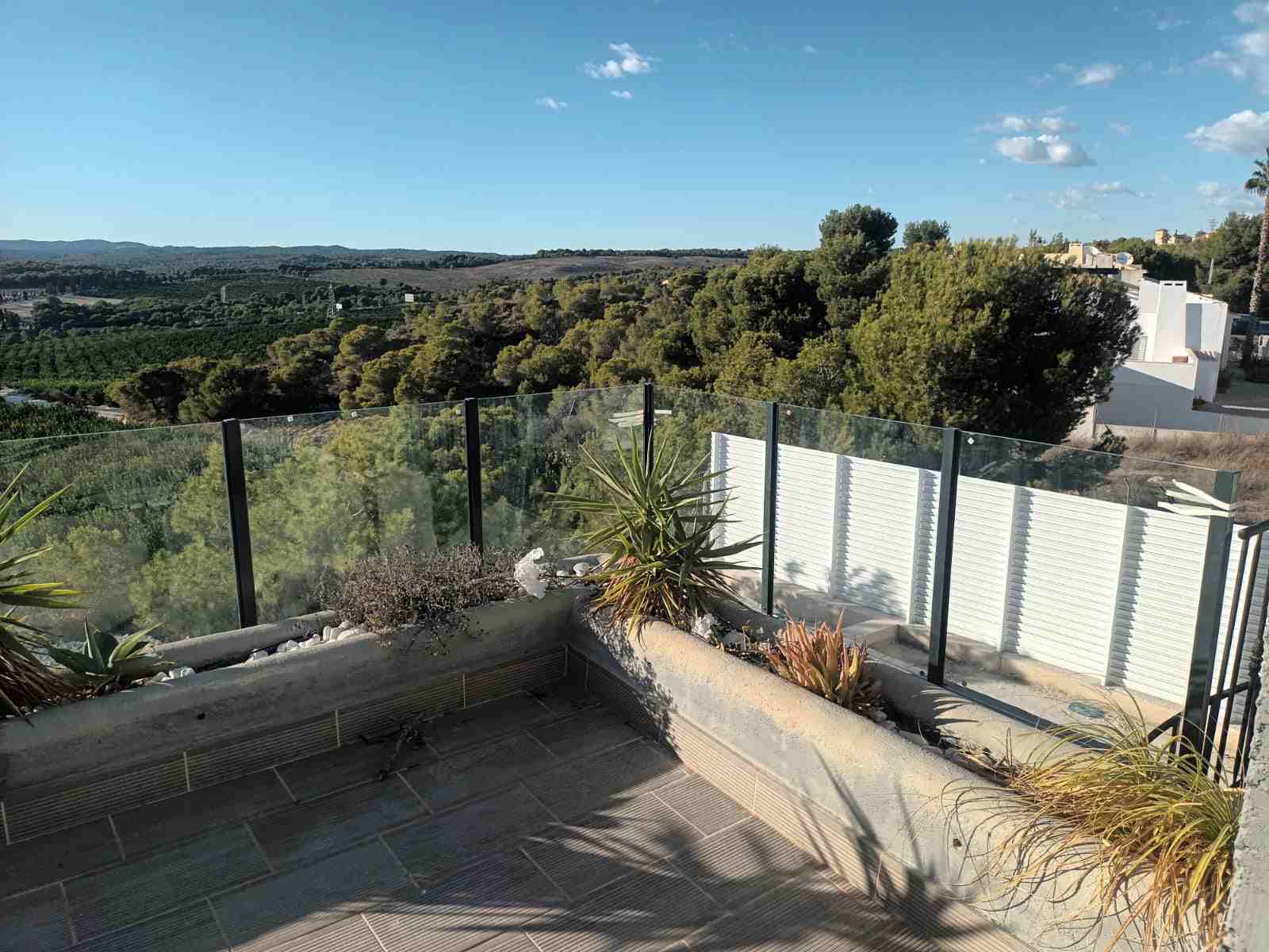 valla de cristal terraza