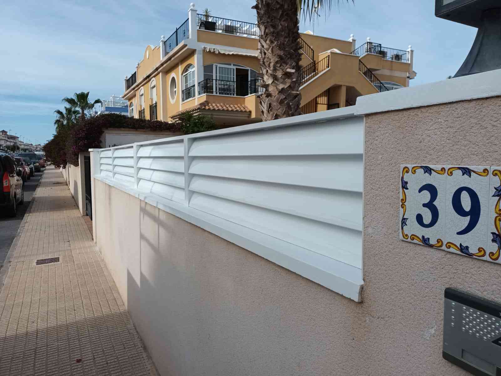 valla aluminio